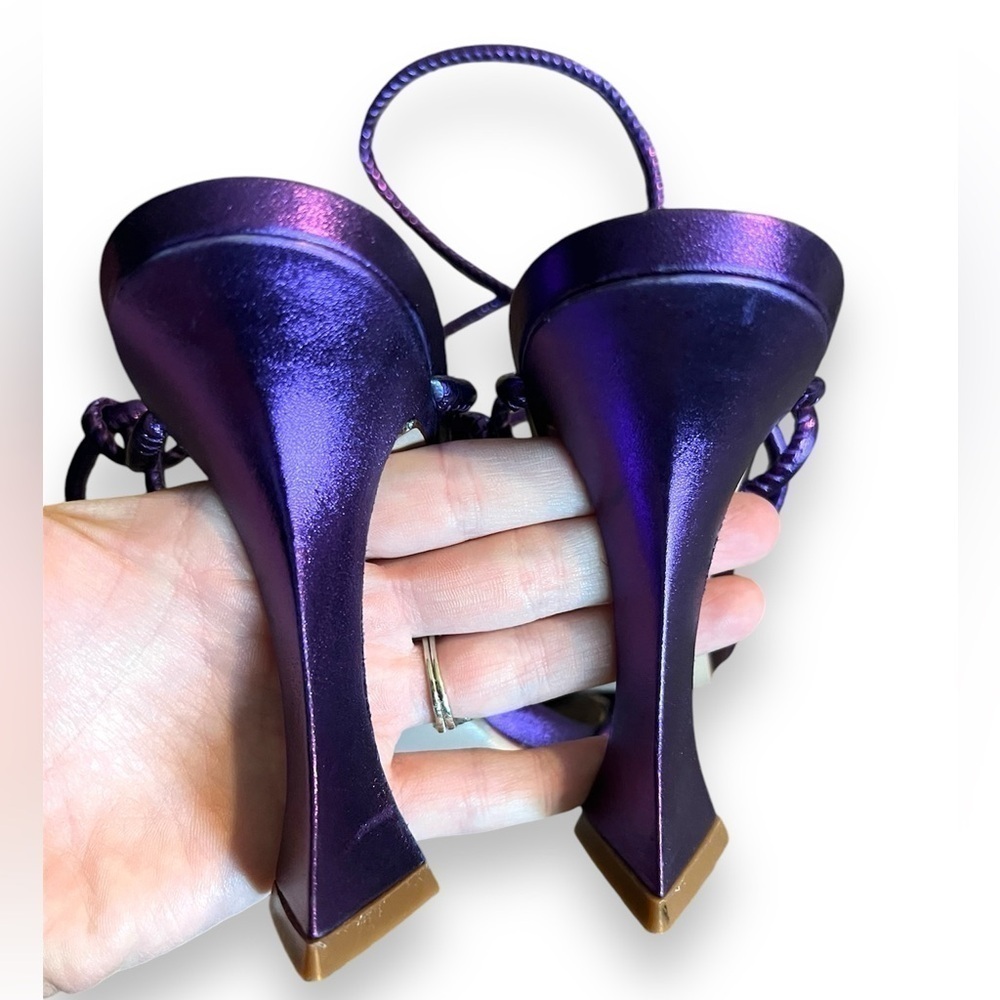 SCHUTZ Women's Latoya Strappy High-Heel Sandals Purple - Picture 7 of 9